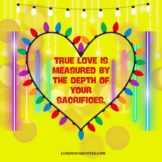 Quotes About Sacrifice for Love
