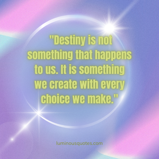 quotes about fate and destiny