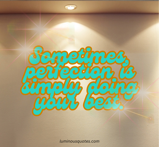 quotes about perfection