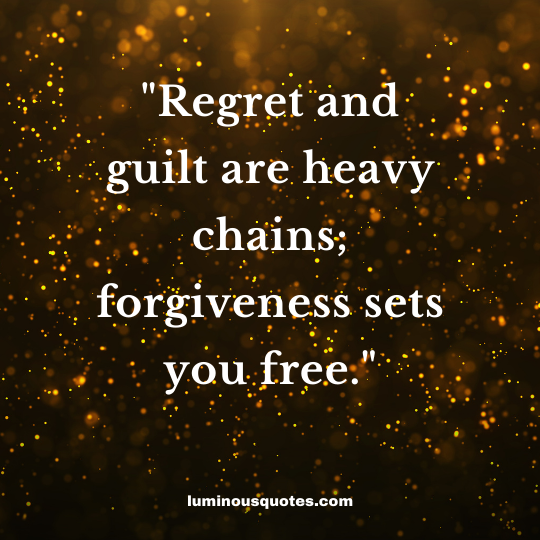 quotes about regret and guilt