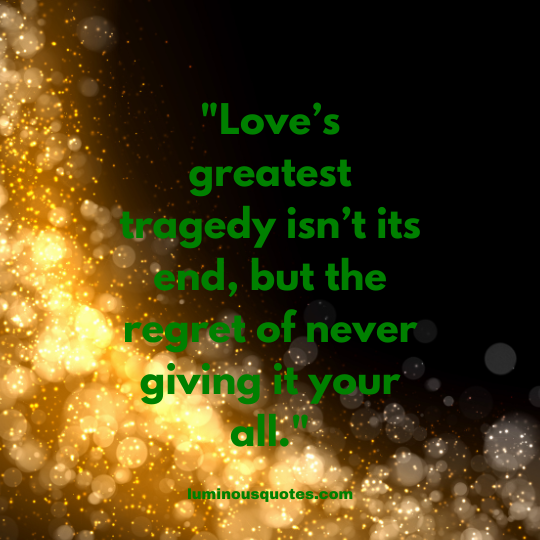 quotes about regret in love
