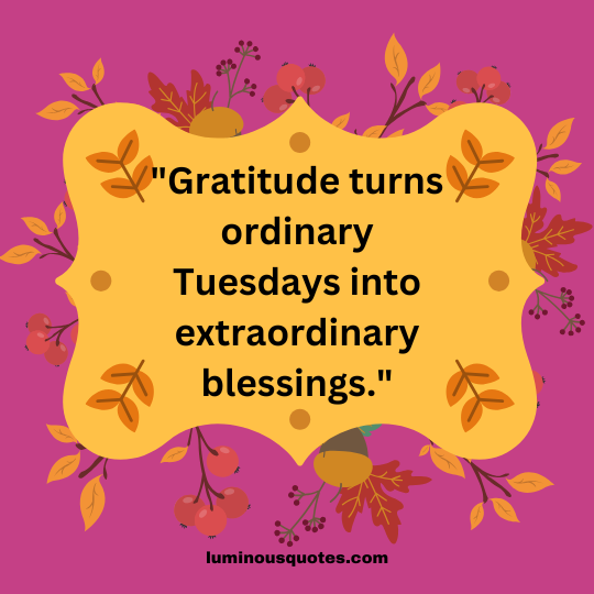 thankful tuesday blessings quotes
